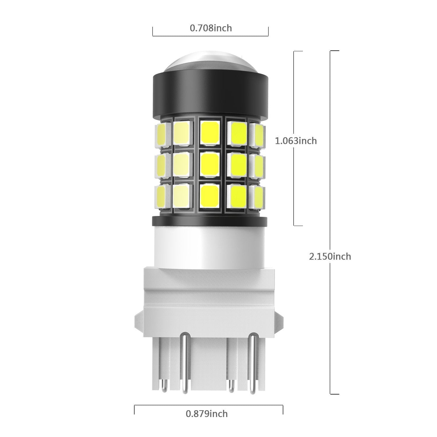 Alla Lighting universal-fit T25 wedge base for wide compatibility