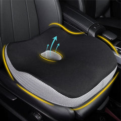 Allaboutsla car seat cushion with ergonomic U-shape memory foam for long-drive comfort.