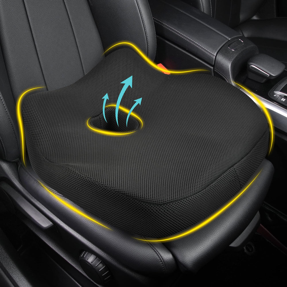 Allaboutsla car seat cushion ergonomic U-shape design for comfortable driving