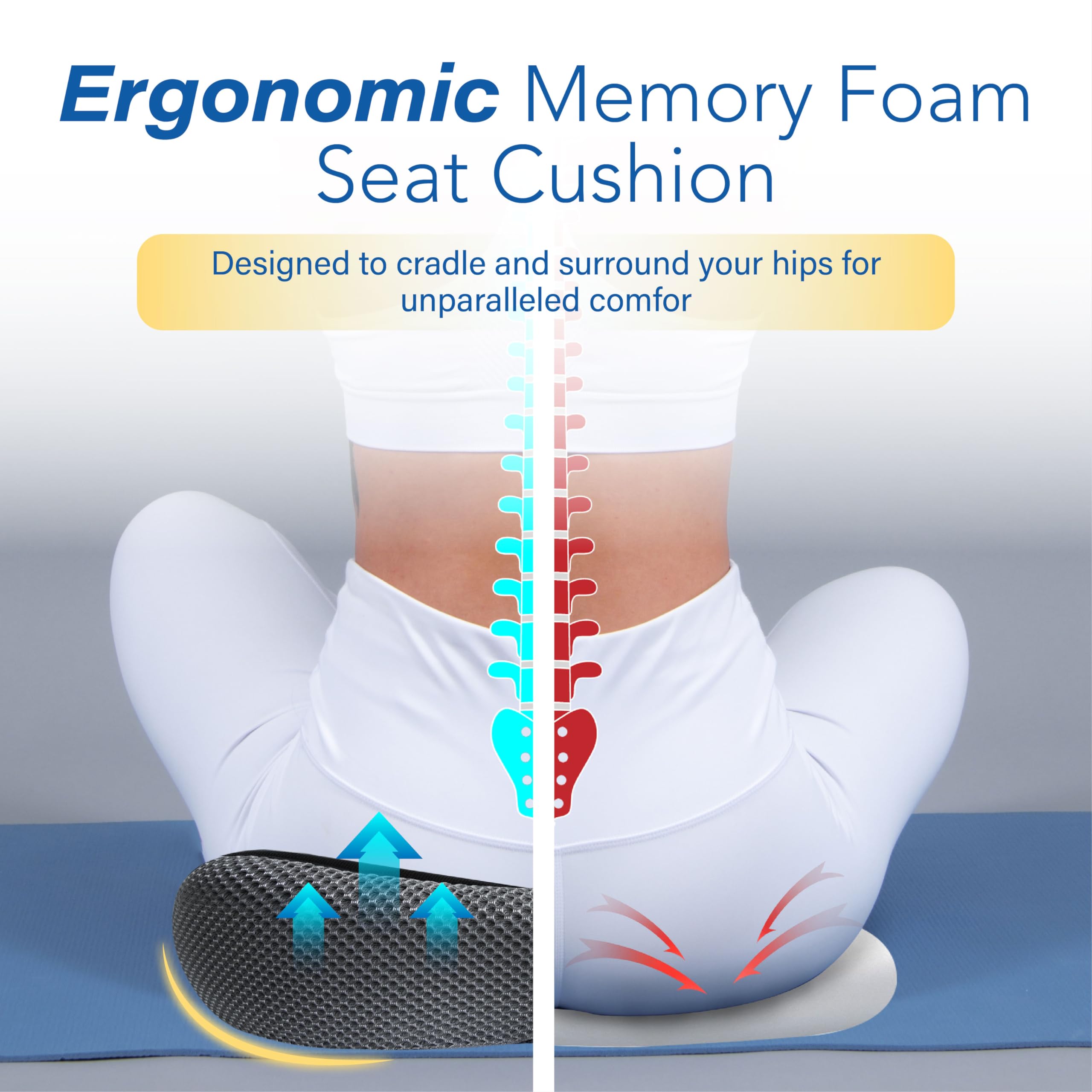 Allaboutsla premium design with 4D mesh cover offers breathable comfort and a non-slip base.