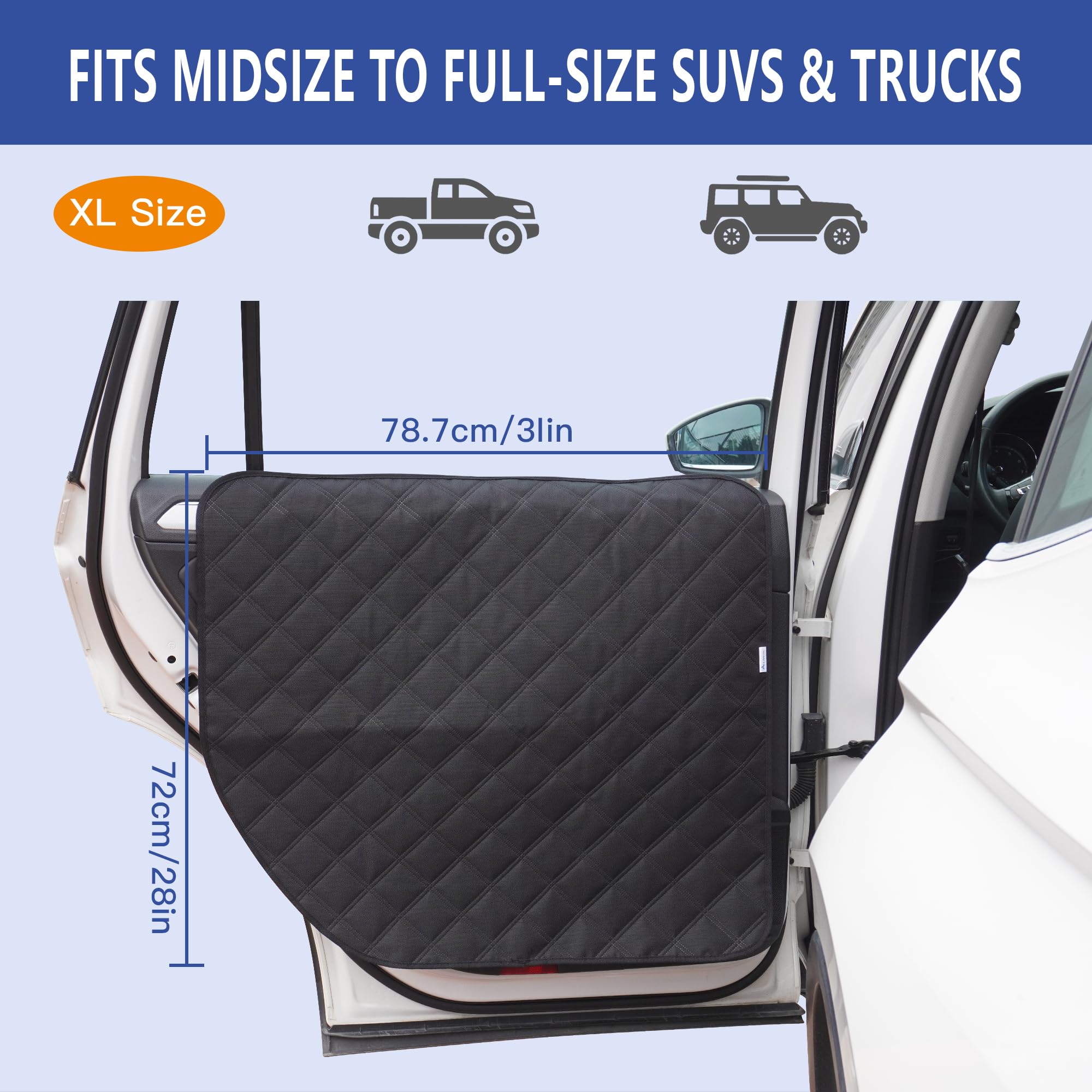 ALLANSING window-protector with tint-safe velvet surface protects tint during drives