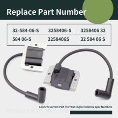 ALLCSM ignition coil module 2-pack, packaging image, ready for quick install