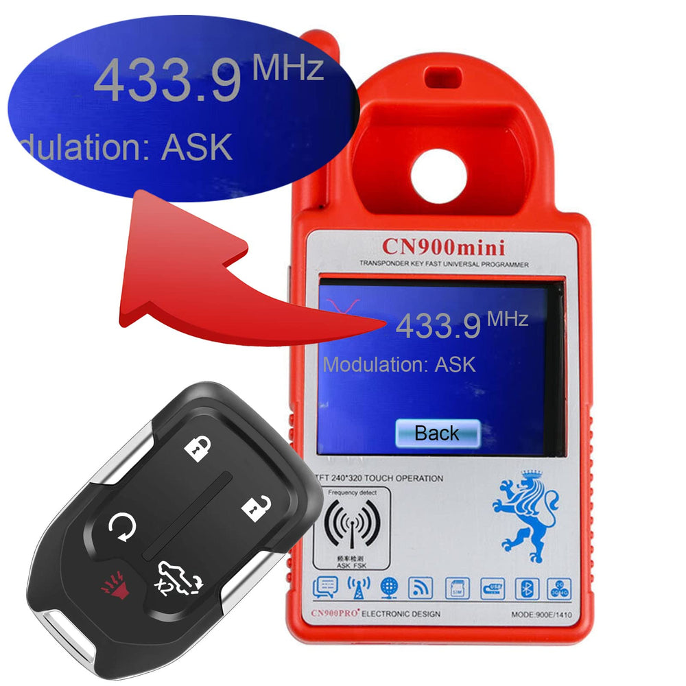 Alliskeys Sierra fob with battery included ready to use