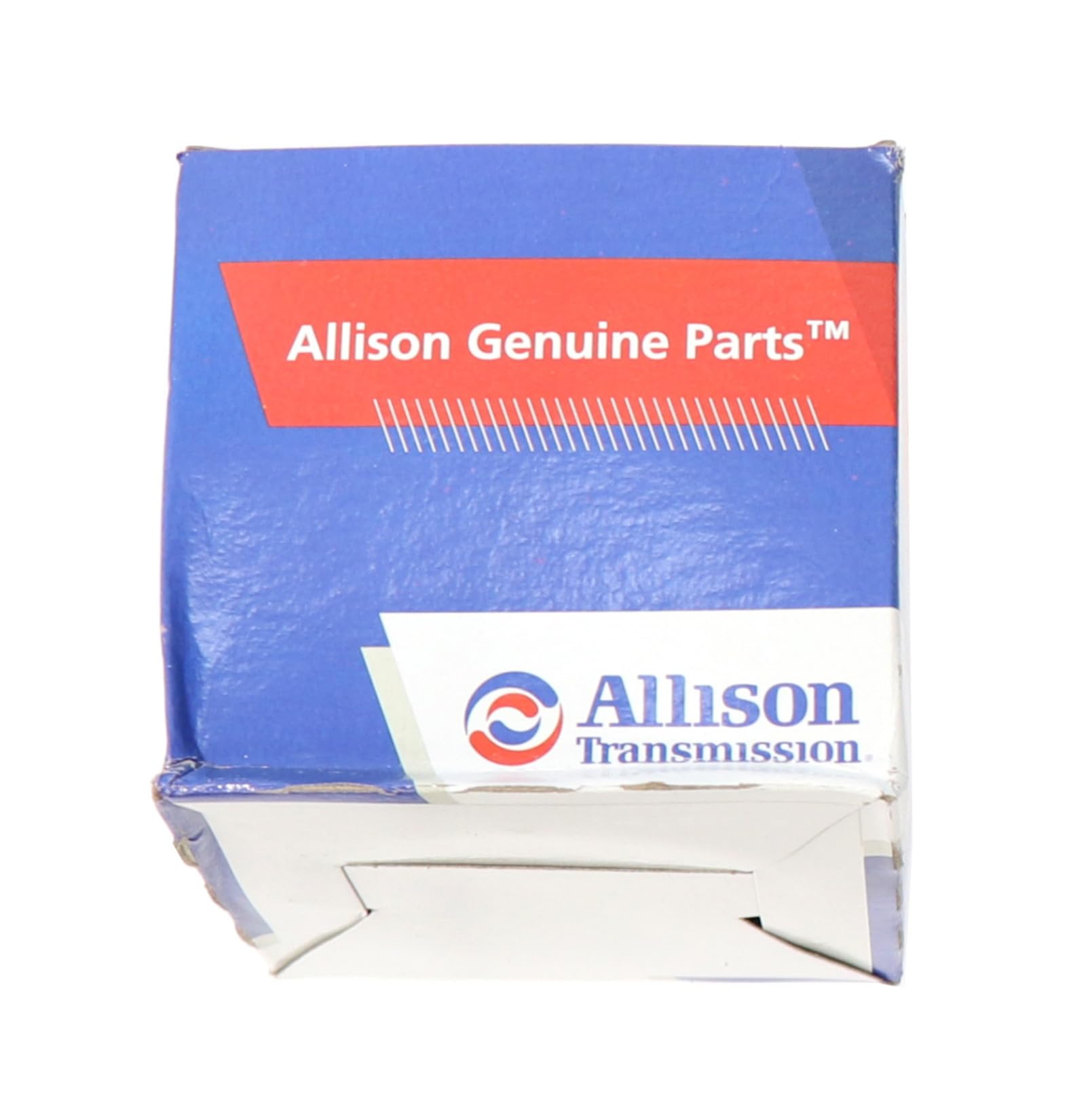 Allison Transmission filter product-shot demonstrates compact, easy-to-store automotive component.