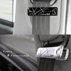 Alliving clip-on belt stopper secures belts quickly in any vehicle.