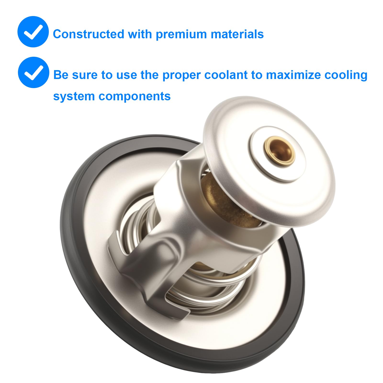 Thermostat installed in engine bay for efficient coolant control