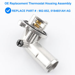 Allmotorparts thermostat housing on-vehicle install for 3.6L Dodge/Jeep