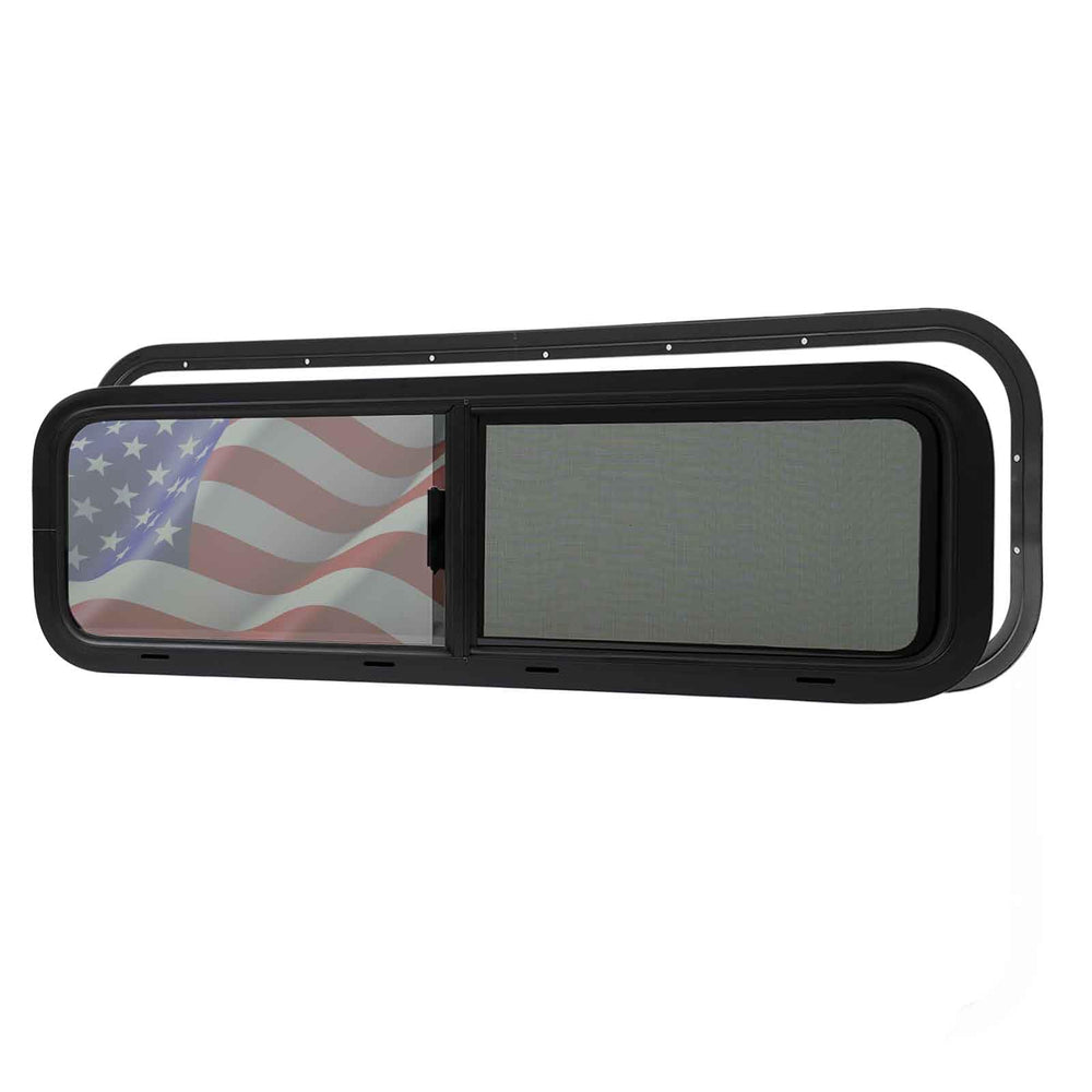 AlloTemlass 33x10 passenger-side bunk window offers quick, tool-free installation.