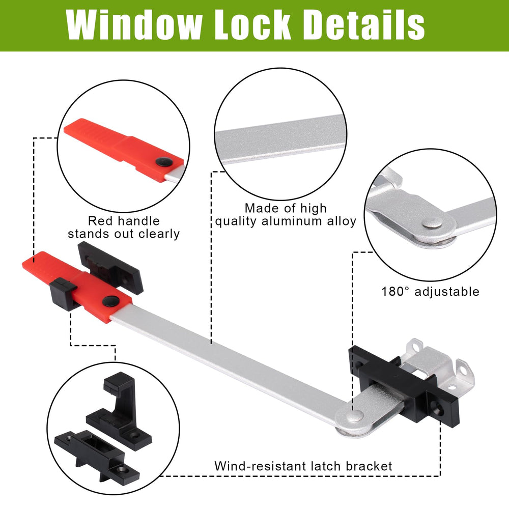 AlloTemlass wind-resistant bracket closeup shows reinforced tension in windy conditions