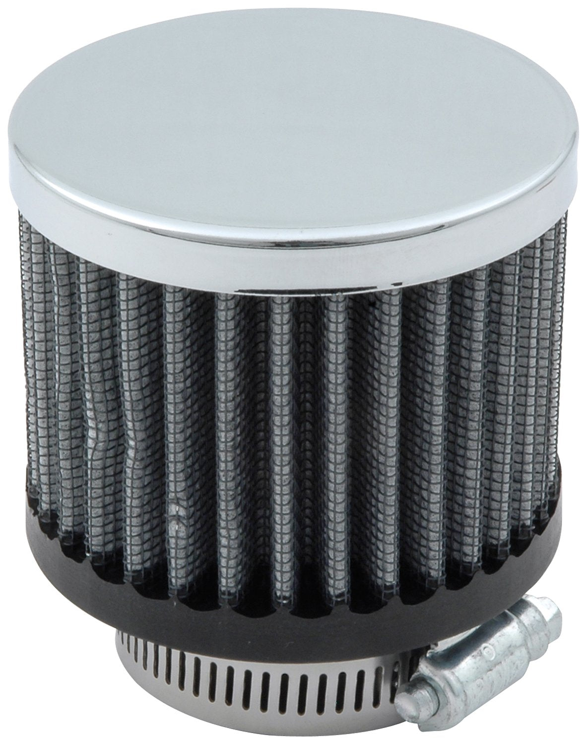 Allstar Performance ALL36202 valve cover breather with clamp-on design for easy installation on valve cover tubes.