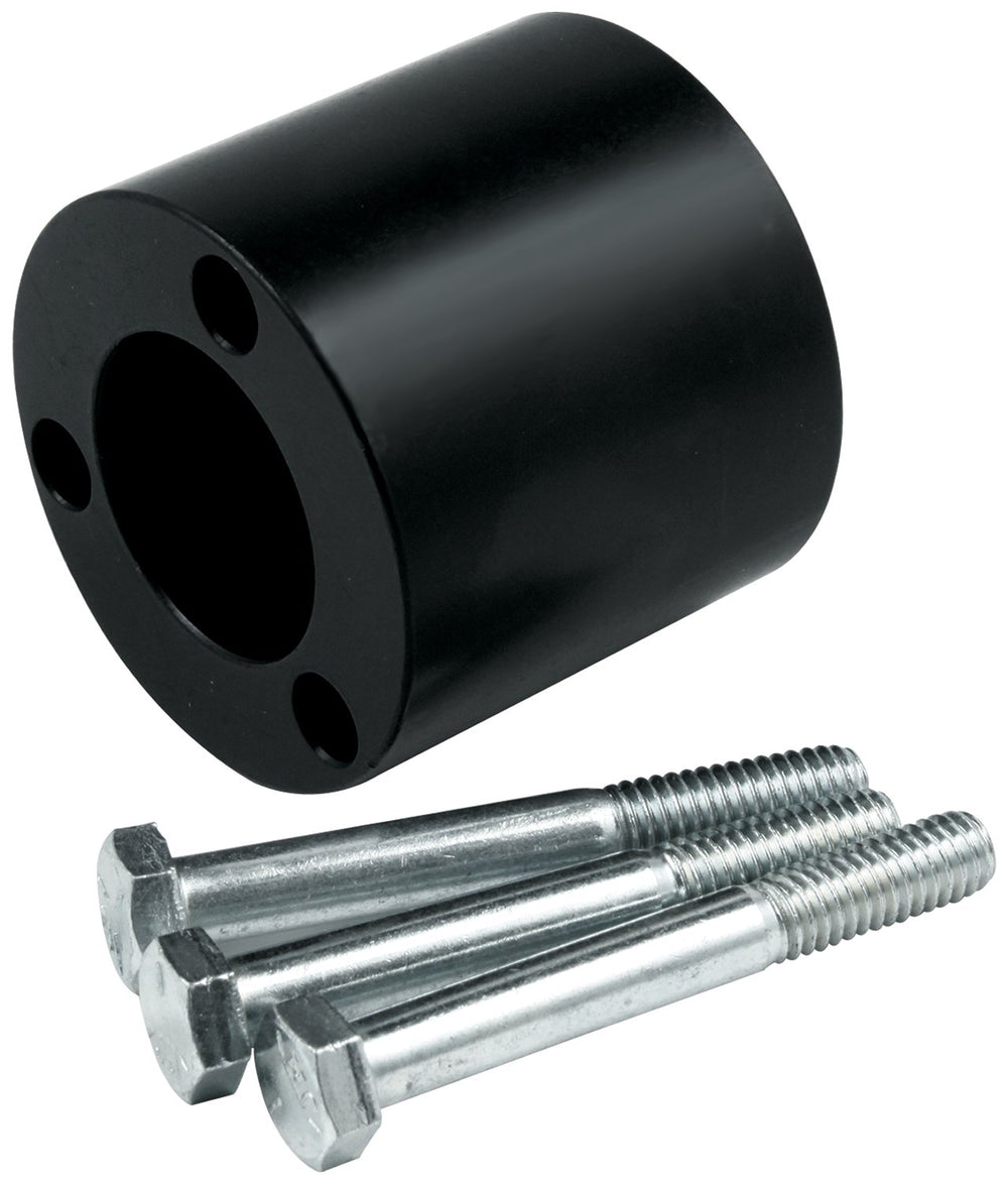 Allstar Performance ALL52316 black anodized steering wheel extension adds reach and comfort