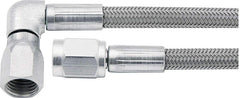 Allstar Performance AN hose assembly, braided stainless, PTFE lining, for durable high-pressure automotive fluid connections.