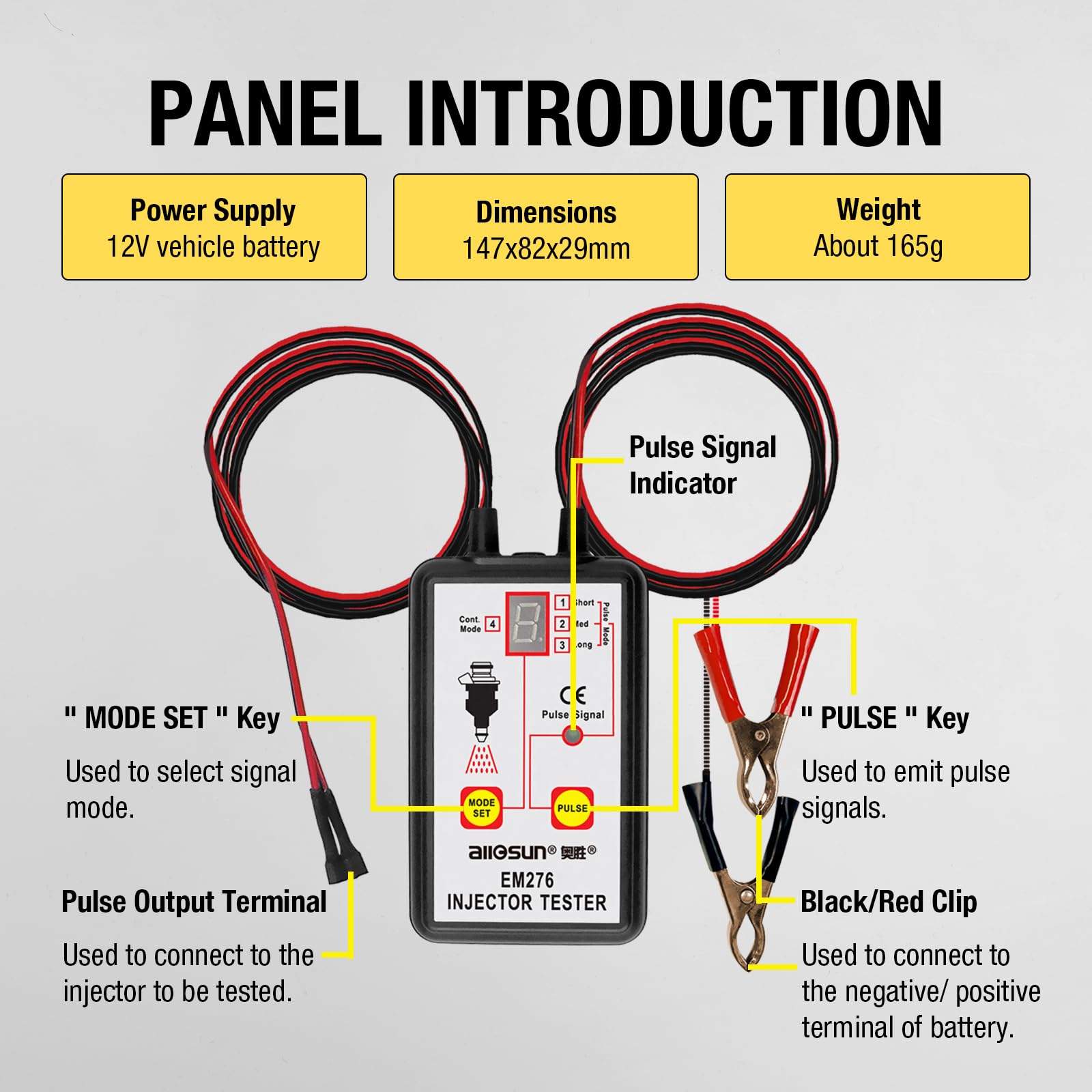 Allsun EM276SET English manual provides clear setup and testing steps