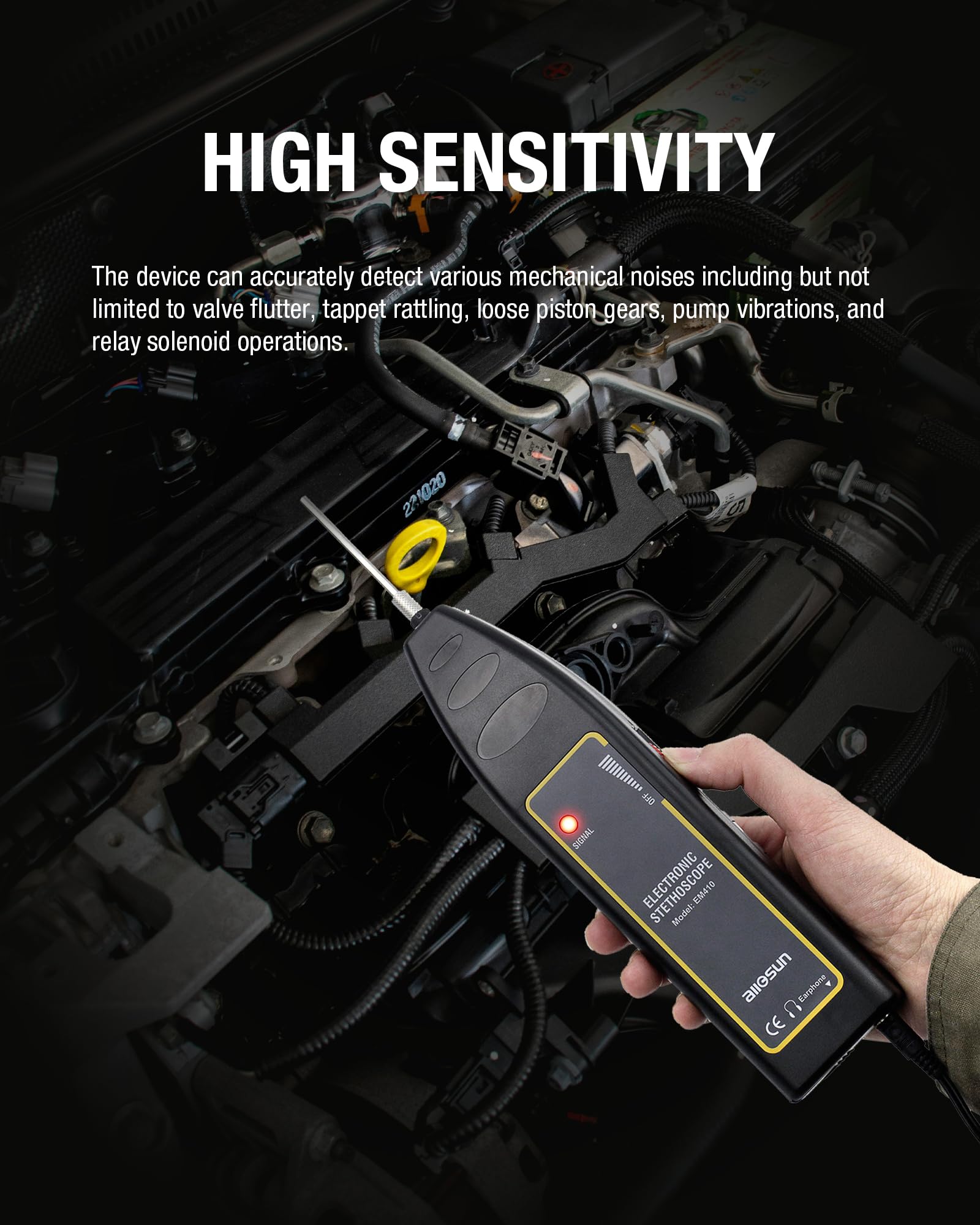 allsun led signal indicator helps quickly assess active channels.