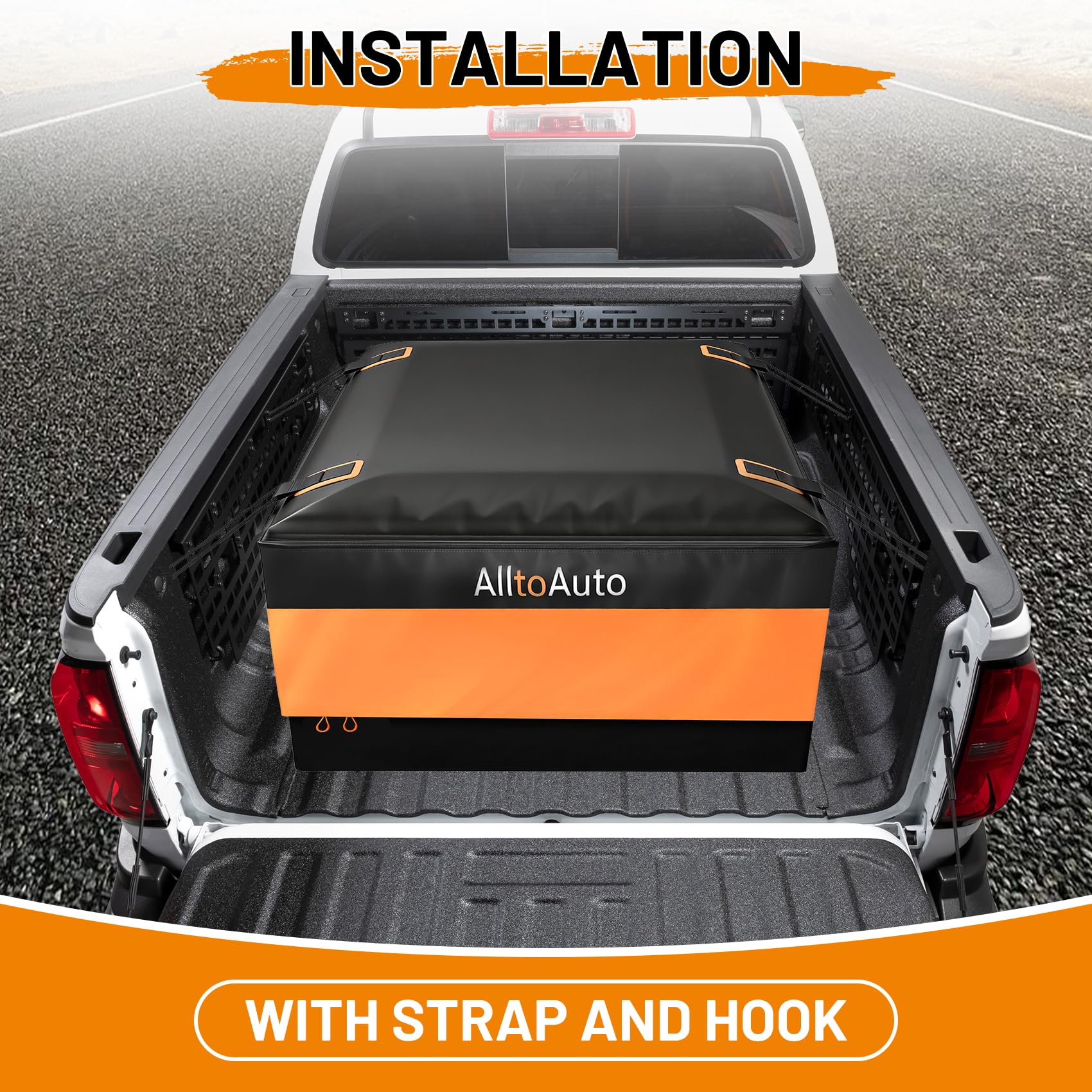 AlltoAuto military-grade straps with buckles enable tool-free installation