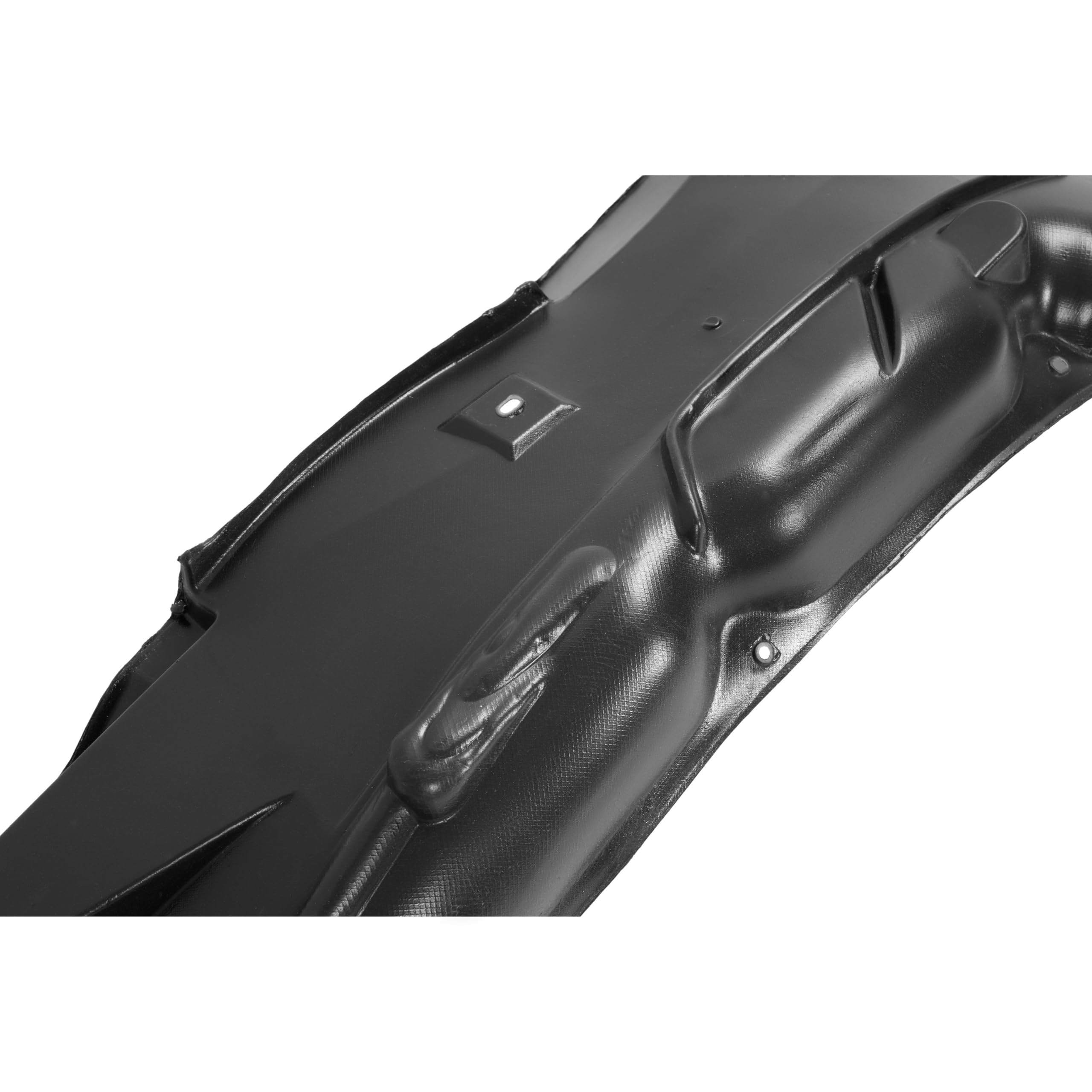 ALMULOO aerodynamic-support fender liner helps smooth air flow.