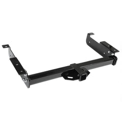 ALMULOO Class 3 trailer hitch receiver 2-inch for Chevy Express and GMC Savana, ready for accessories.