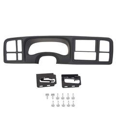 ALMULOO dash kit front view for 1999–2002 Silverado Sierra with clean bezel replacement