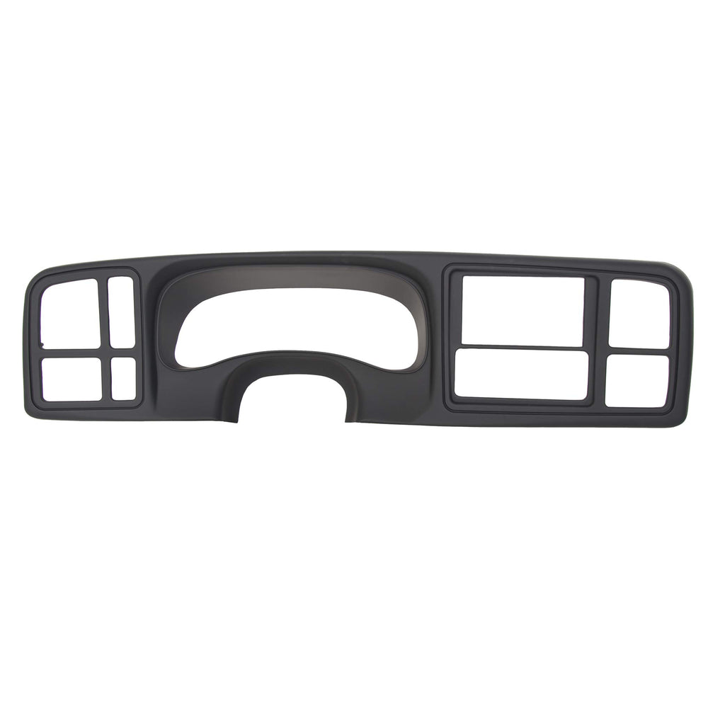 ALMULOO double din dash kit matte black closeup highlights durable interior upgrade