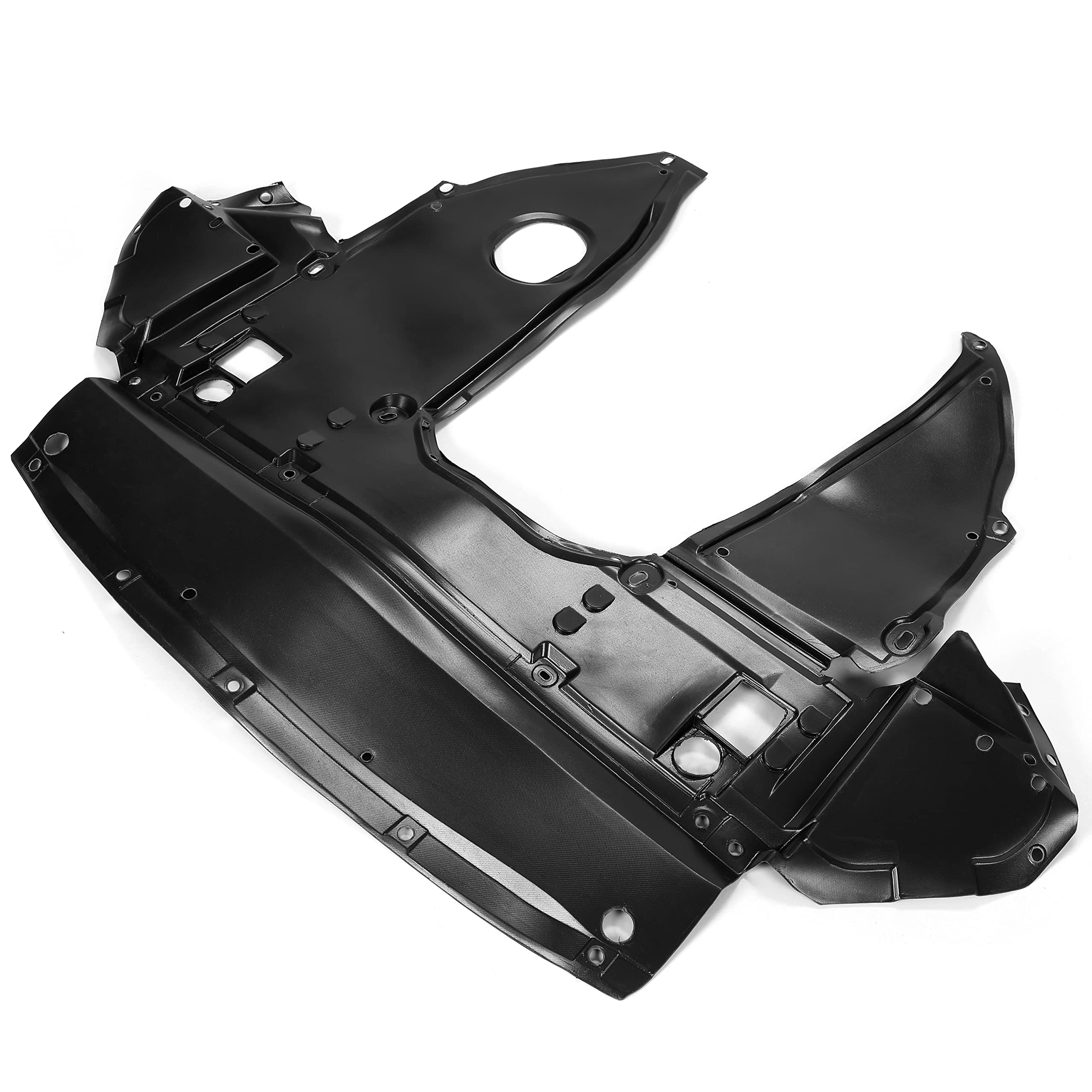 ALMULOO engine splash shield packaging with inspection cues