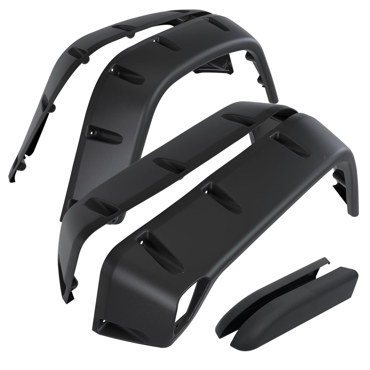 ALMULOO fender flares front left 7-inch fit protects wheel arches.