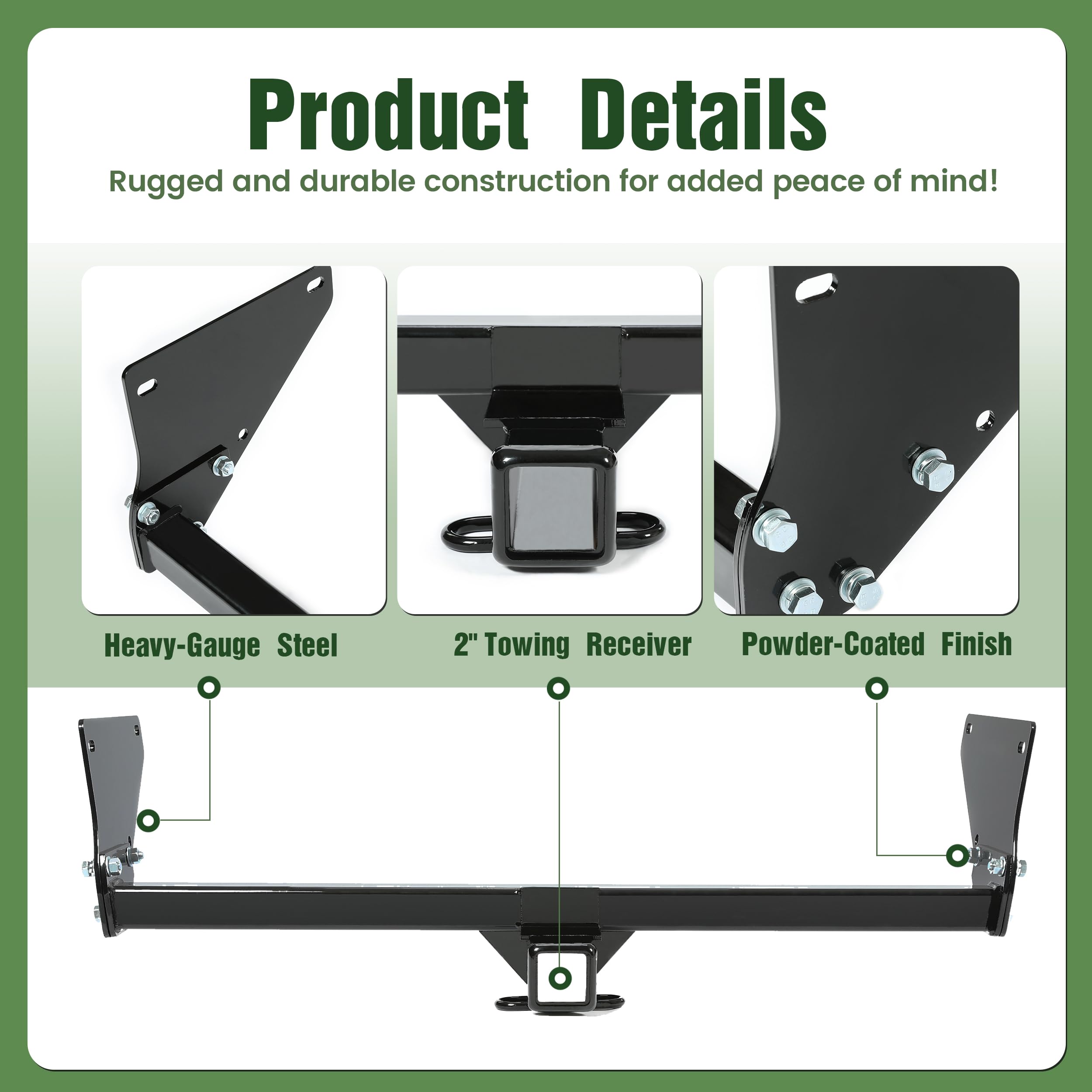 ALMULOO mounts at factory points for easy rear installation on RAV4.