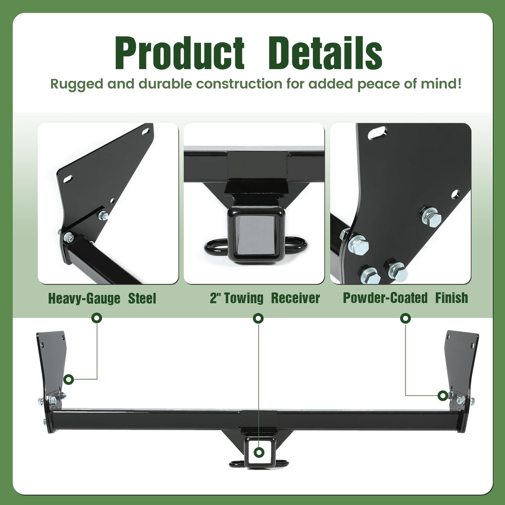 ALMULOO mounts at factory points for easy rear installation on RAV4.
