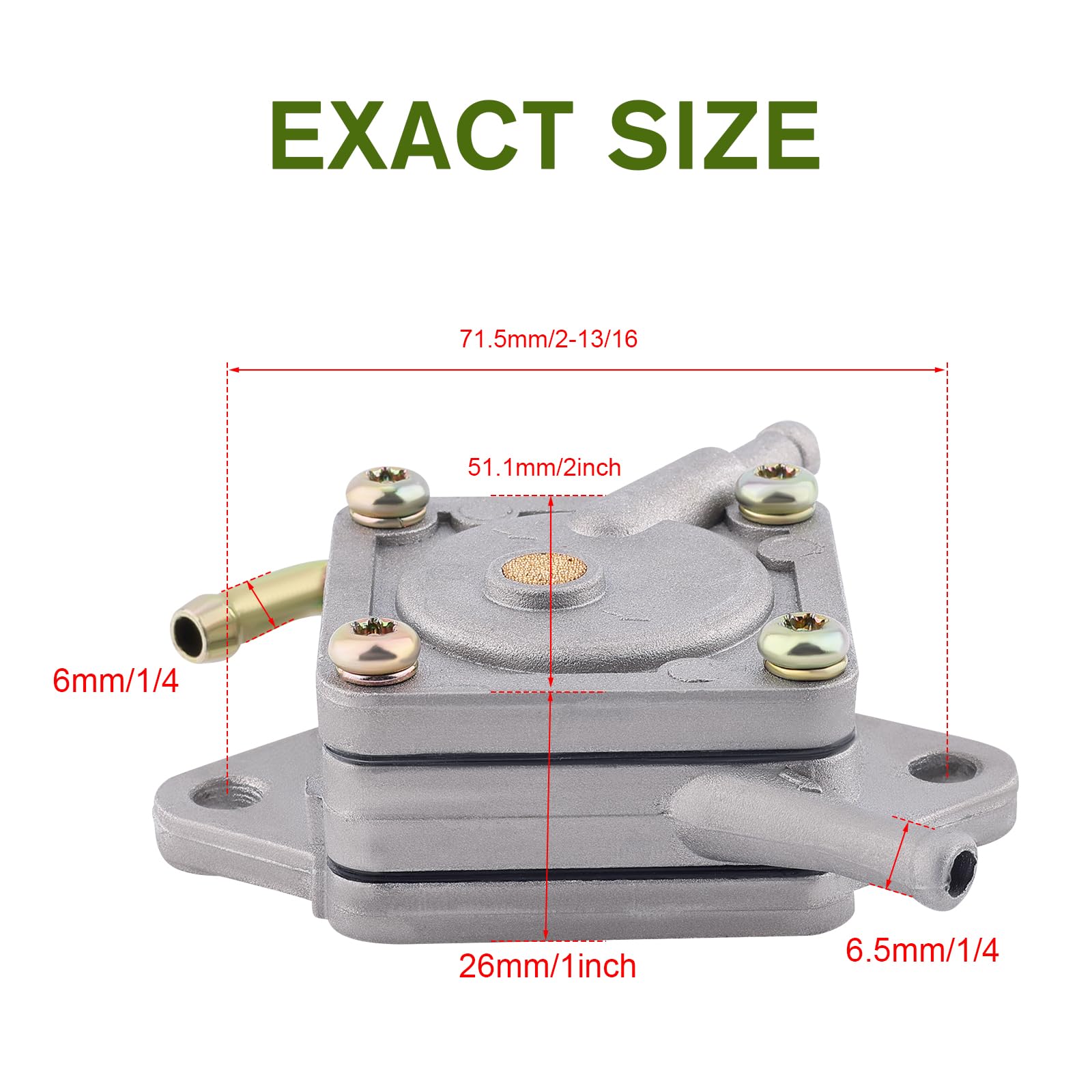 AloneGoer 290FE/350FE compatible fuel pump ensures steady performance.