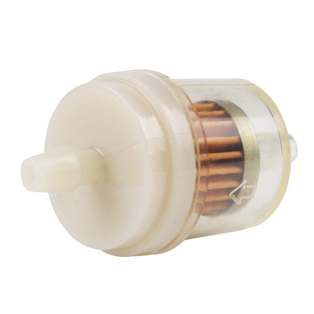 Lawn mower and small engine setups benefit from this inline filter.