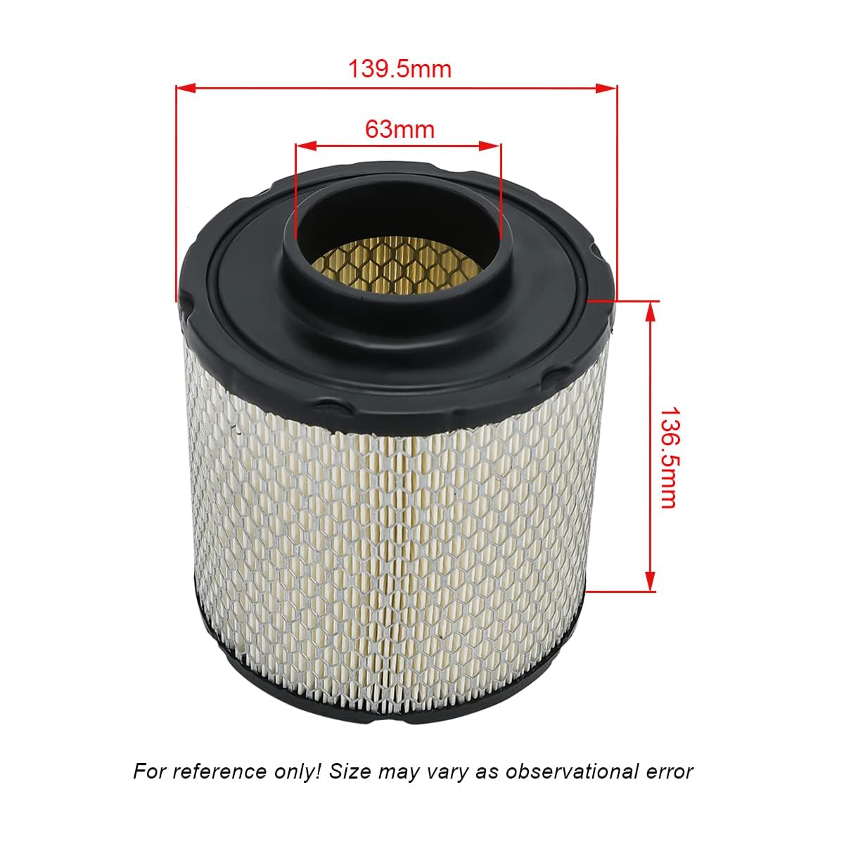 AloneGoer packaging shows 1x air filter ready for Polaris Ranger 570 maintenance.
