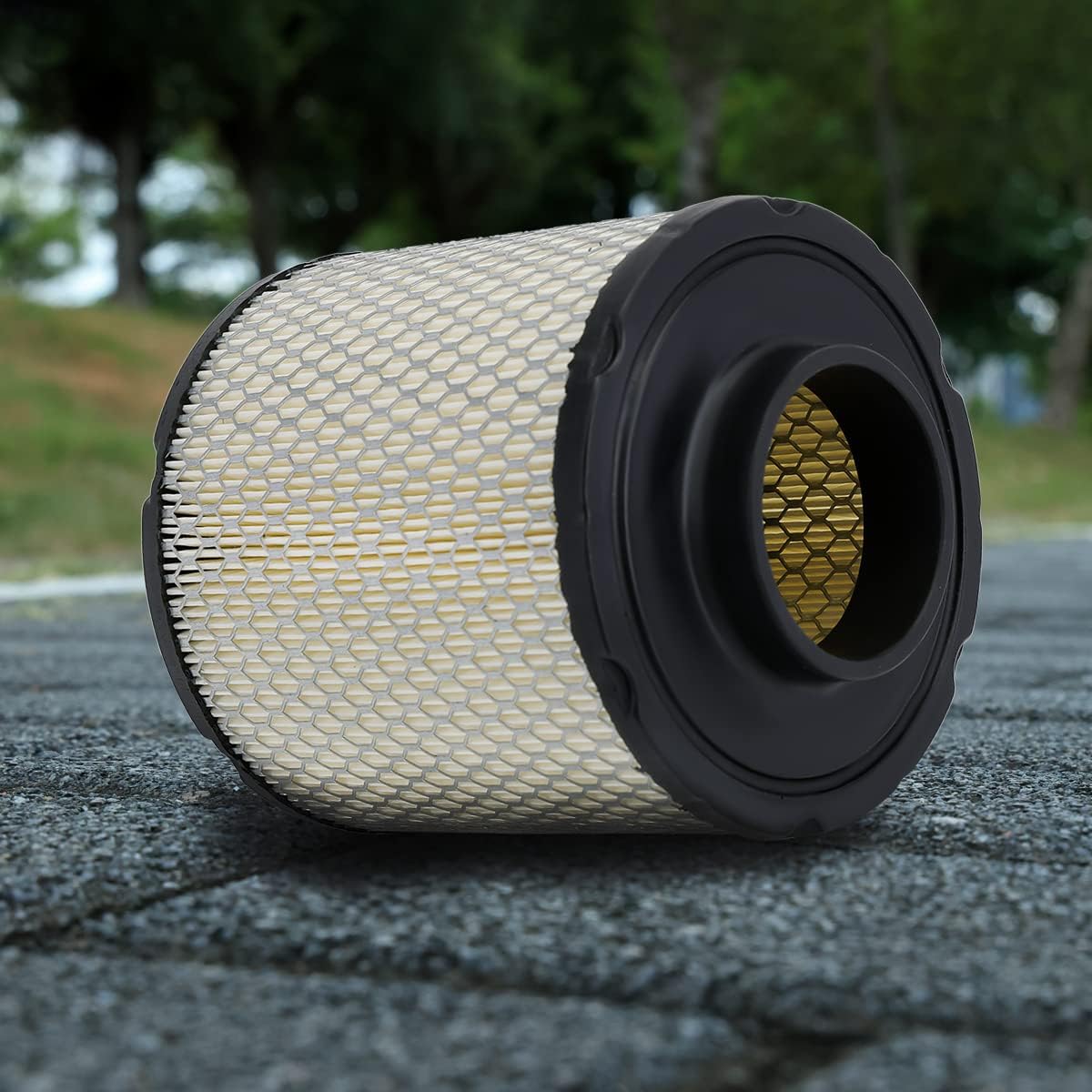 AloneGoer Polaris Ranger 570 air filter side view shows compact, easy-to-install design.