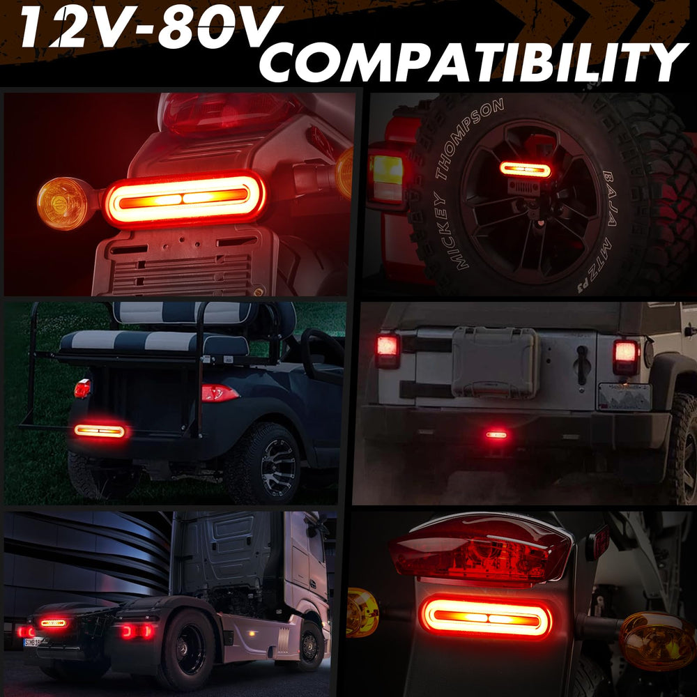 Alopee 5 ultra-bright 60SMD LEDs boost visibility day and night.