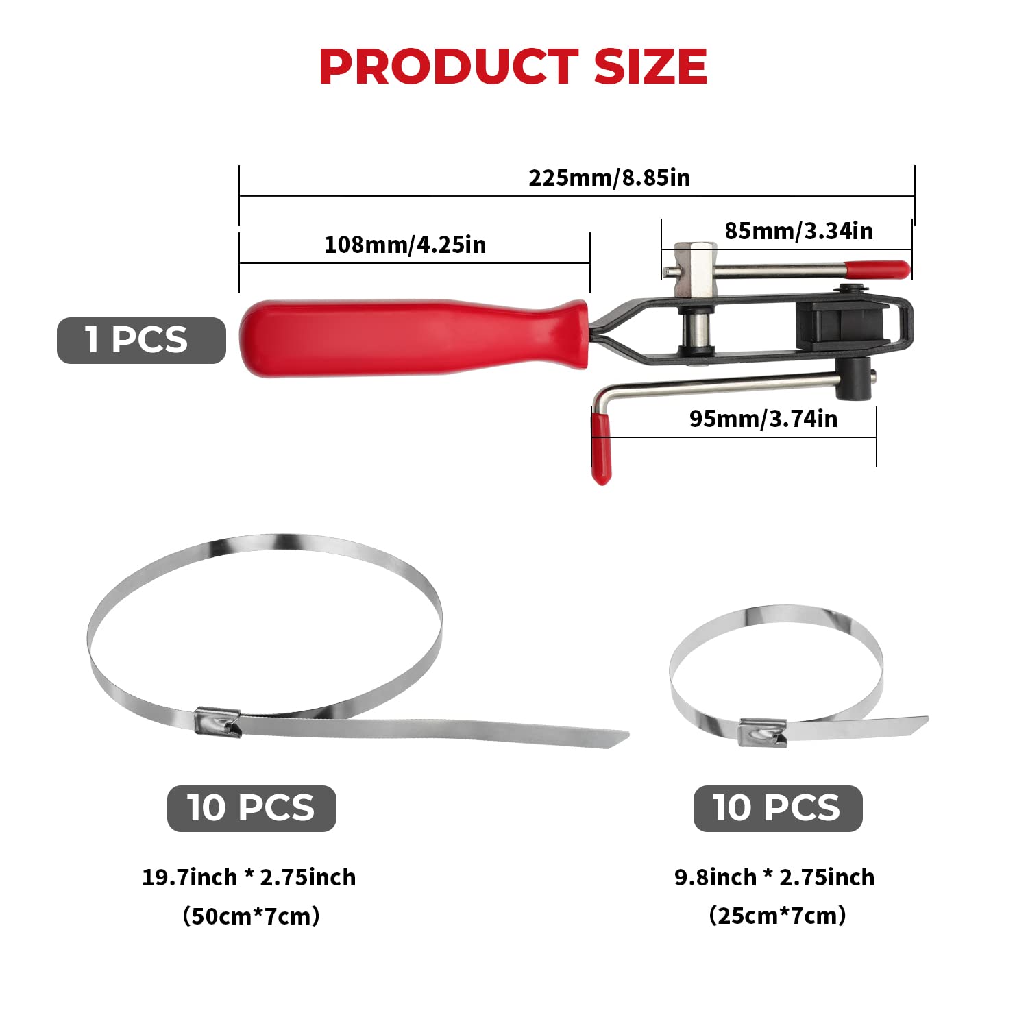 Alpha Rider small clamps secure CV boots with a firm, reliable grip.