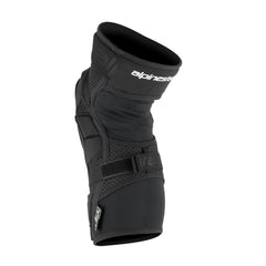 Alpinestars Bionic Pro Plasma knee protector strap detail showing secure, breathable fit.