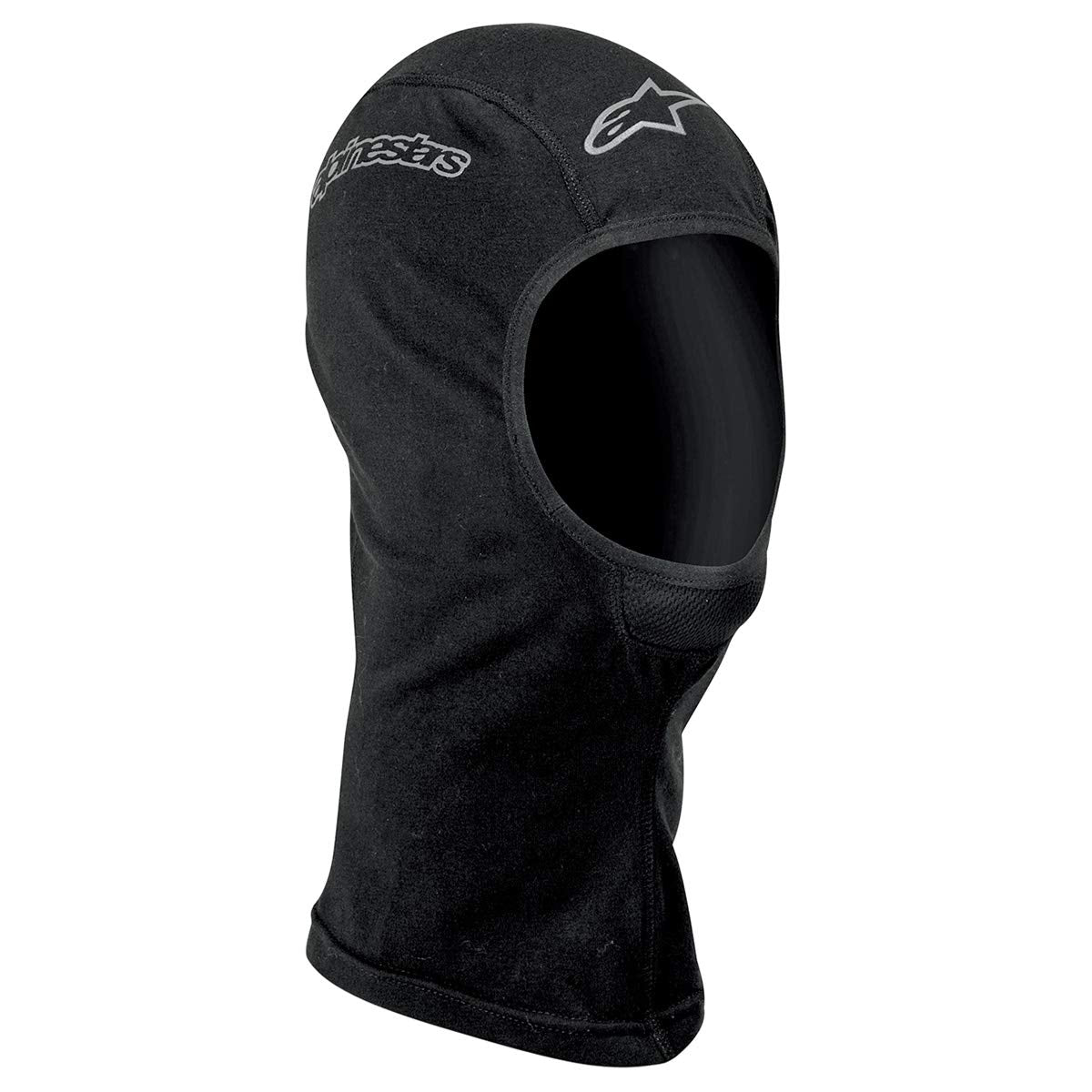 Alpinestars open-face balaclava in black for year-round comfort and layering under gear
