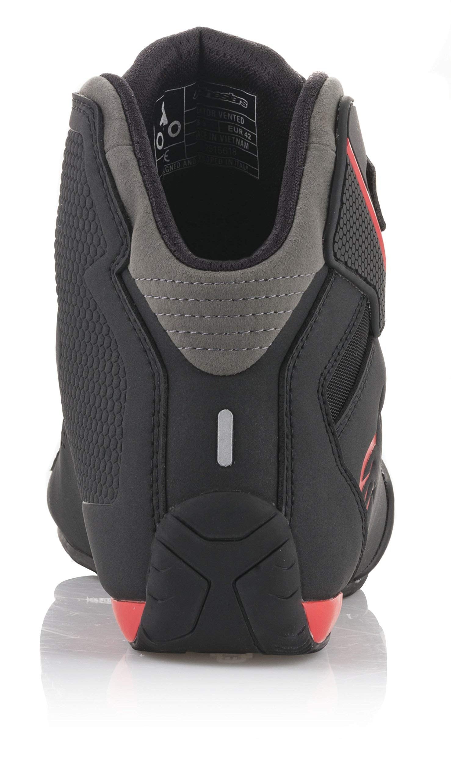 Alpinestars Sektor upper in durable microfiber offering abrasion resistance.
