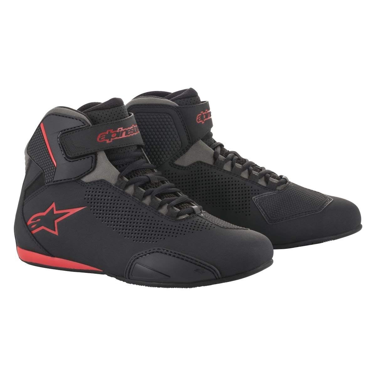 Alpinestars Sektor vented shoe with microfiber upper for lightweight daily riding comfort.