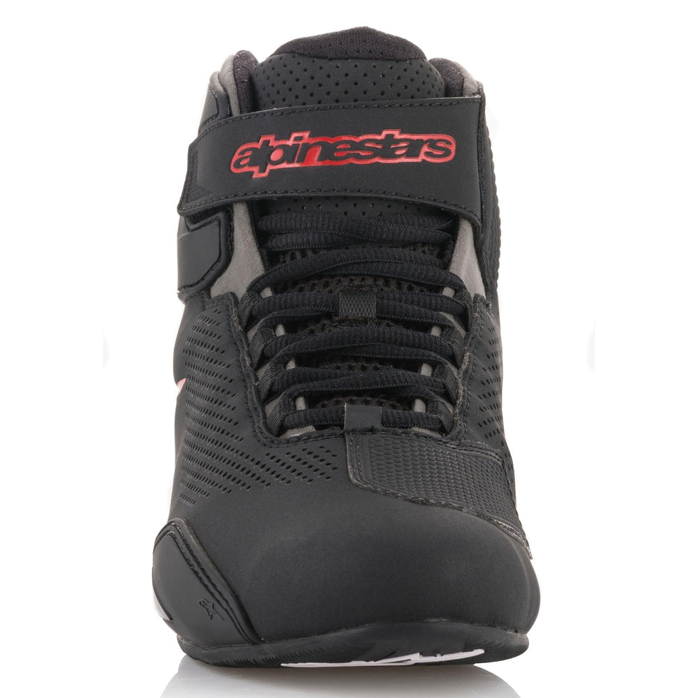 Alpinestars Sektor Vented Shoes ankle protection close-up highlights 3D support.