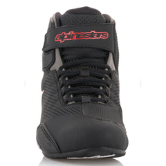 Alpinestars Sektor Vented Shoes microfiber upper closeup illustrating durability and lightness.