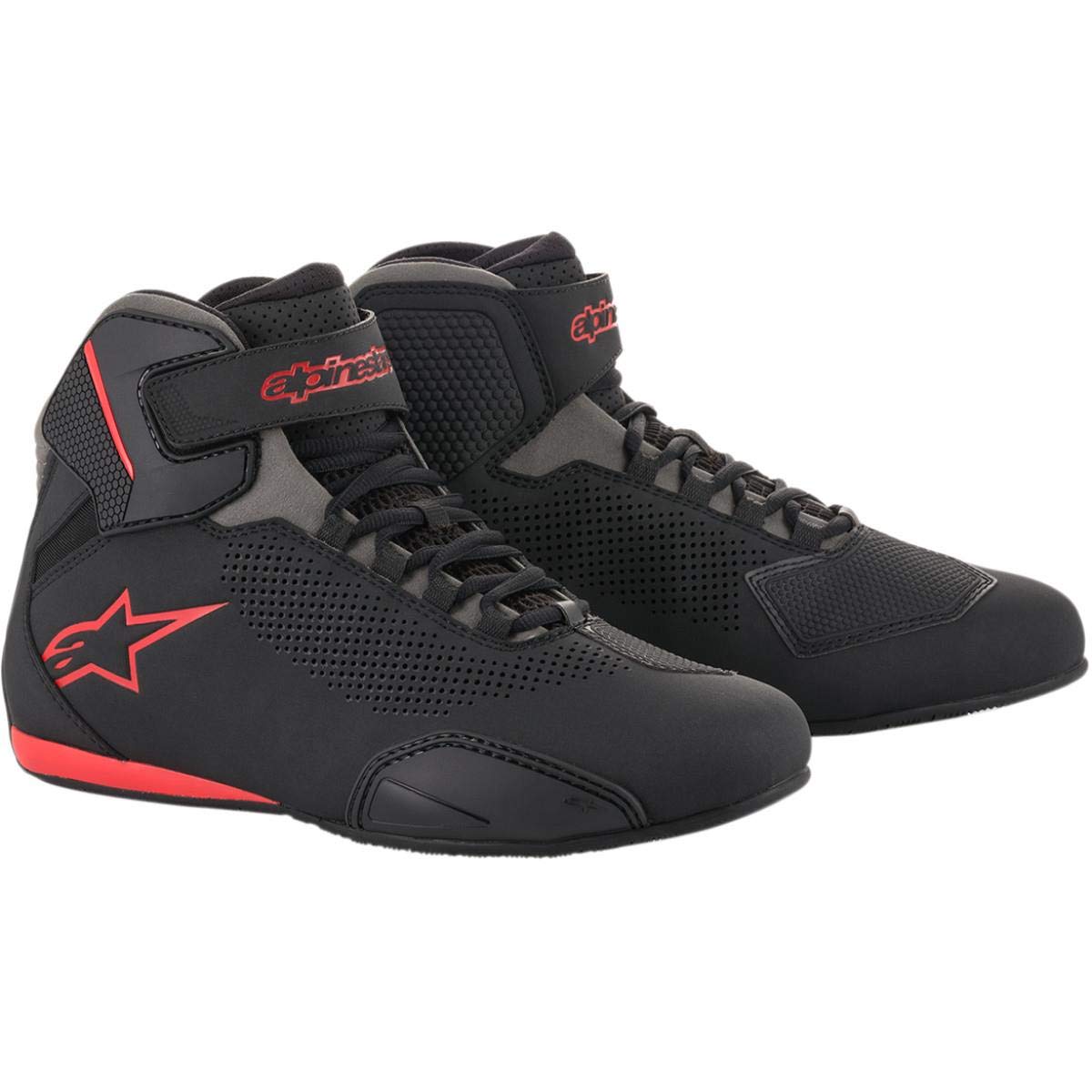 Alpinestars Sektor vented shoes side view showing lightweight microfiber and protection
