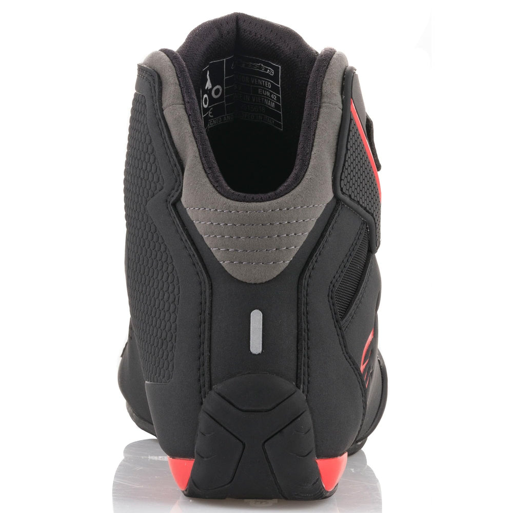 Close-up of Alpinestars Sektor microfiber upper highlighting durability and light weight.