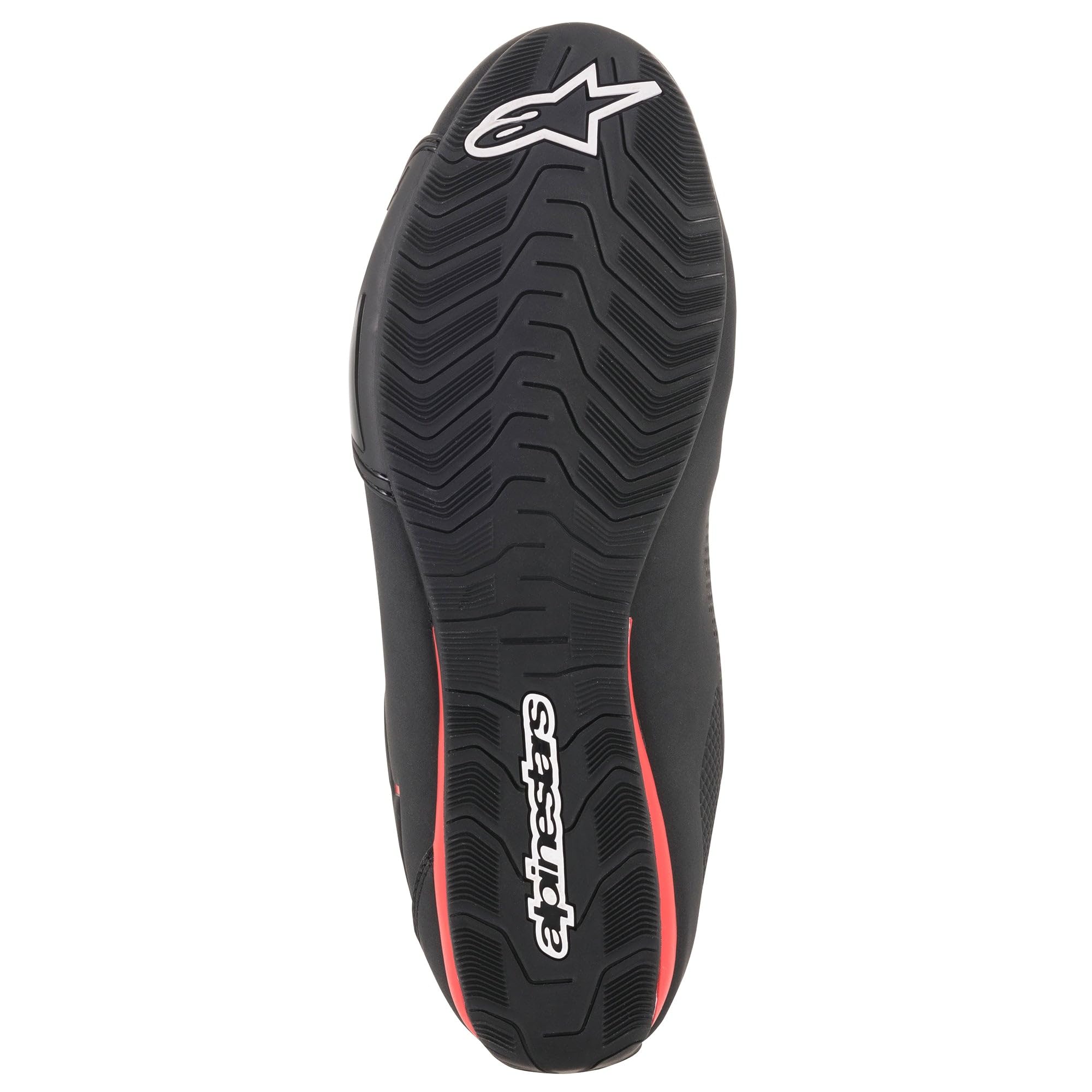Alpinestars Sektor vented street shoe interior view shows padded lining for comfort