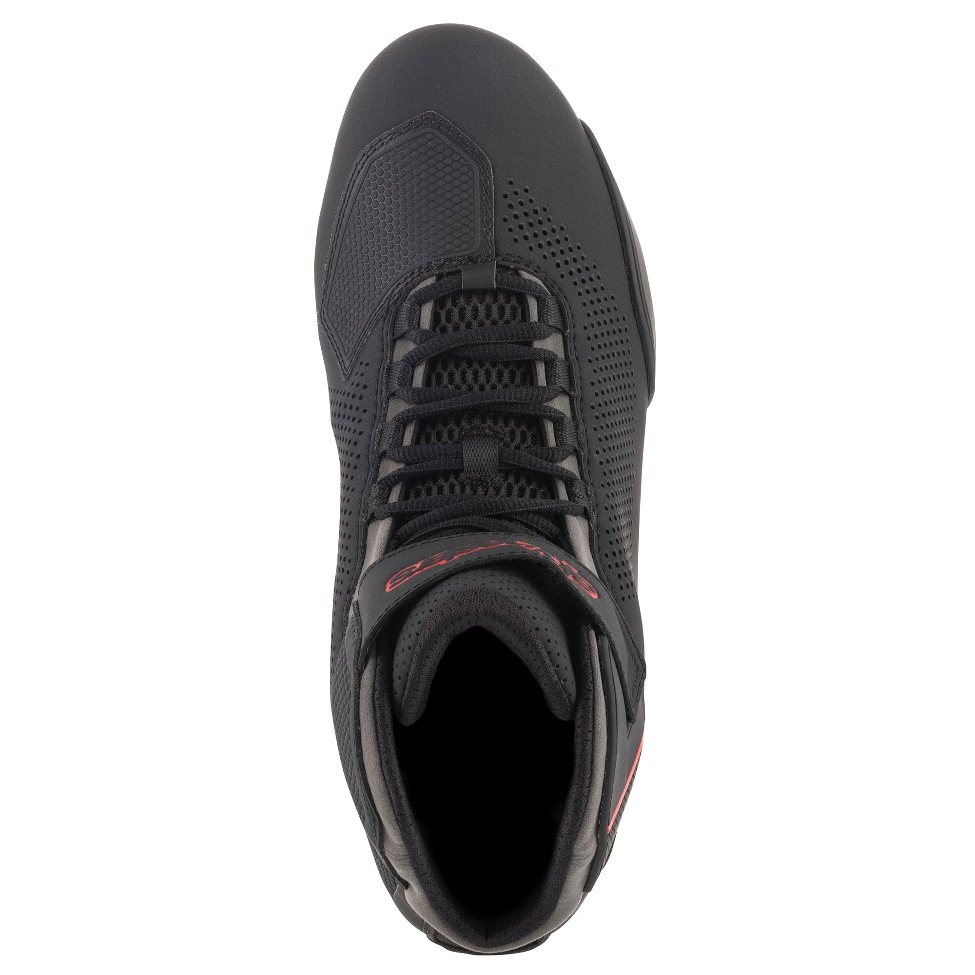 Alpinestars Sektor vented upper close-up emphasizes lightweight microfiber