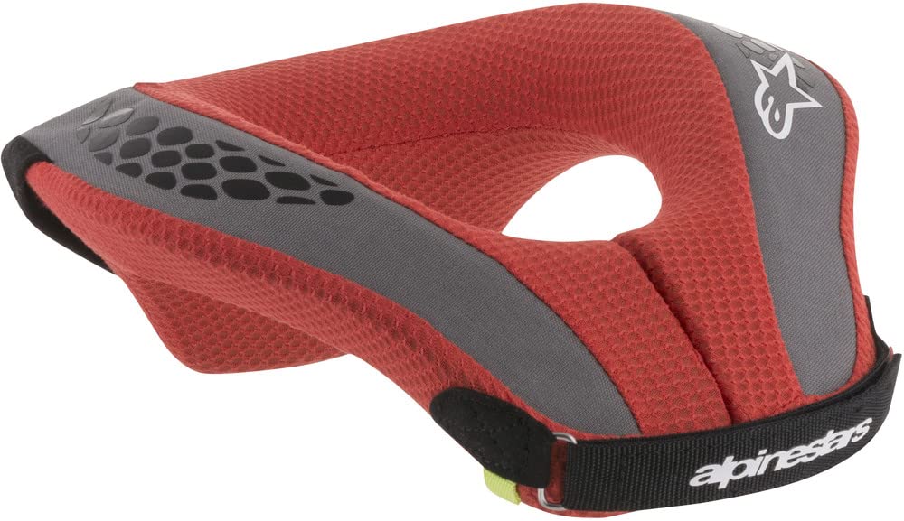 Alpinestars Sequence Youth Neck Roll front view, ergonomic support for young riders.