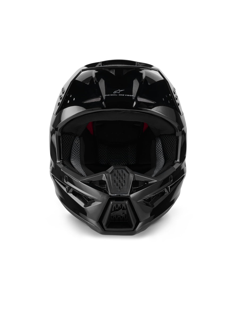 Alpinestars SM3 black glossy helmet in high-shine finish