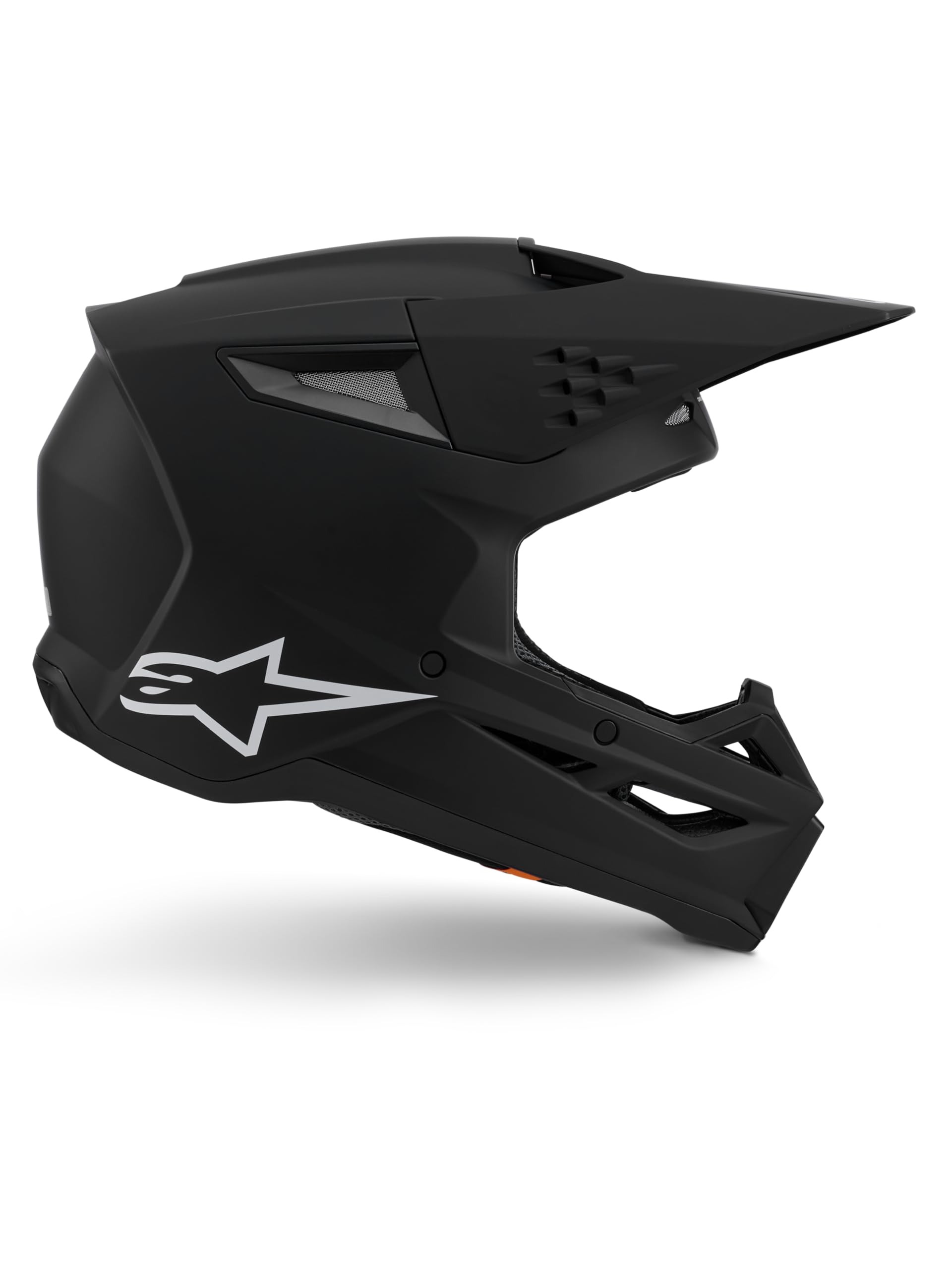 Alpinestars SM3 Solid helmet front view highlighting lightweight construction for motocross sessions