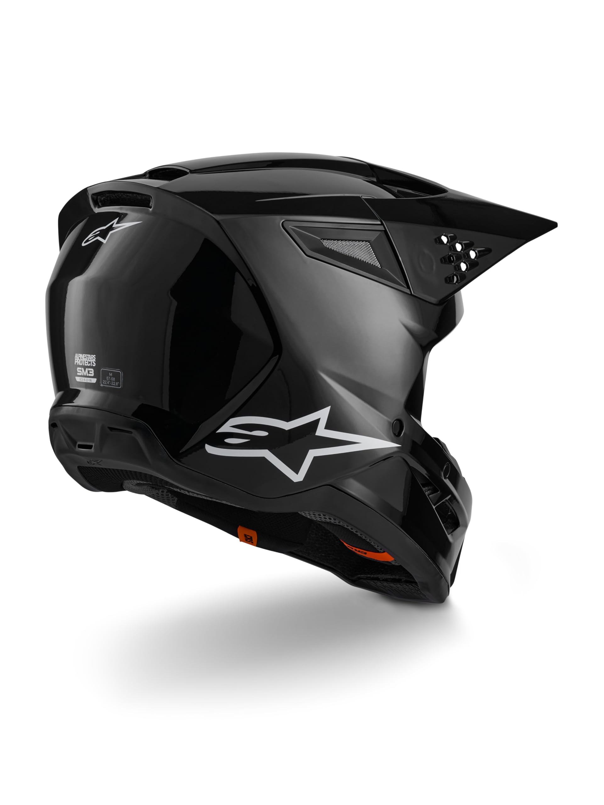 Alpinestars SM3 Solid Helmet inner padding removable and washable for hygiene