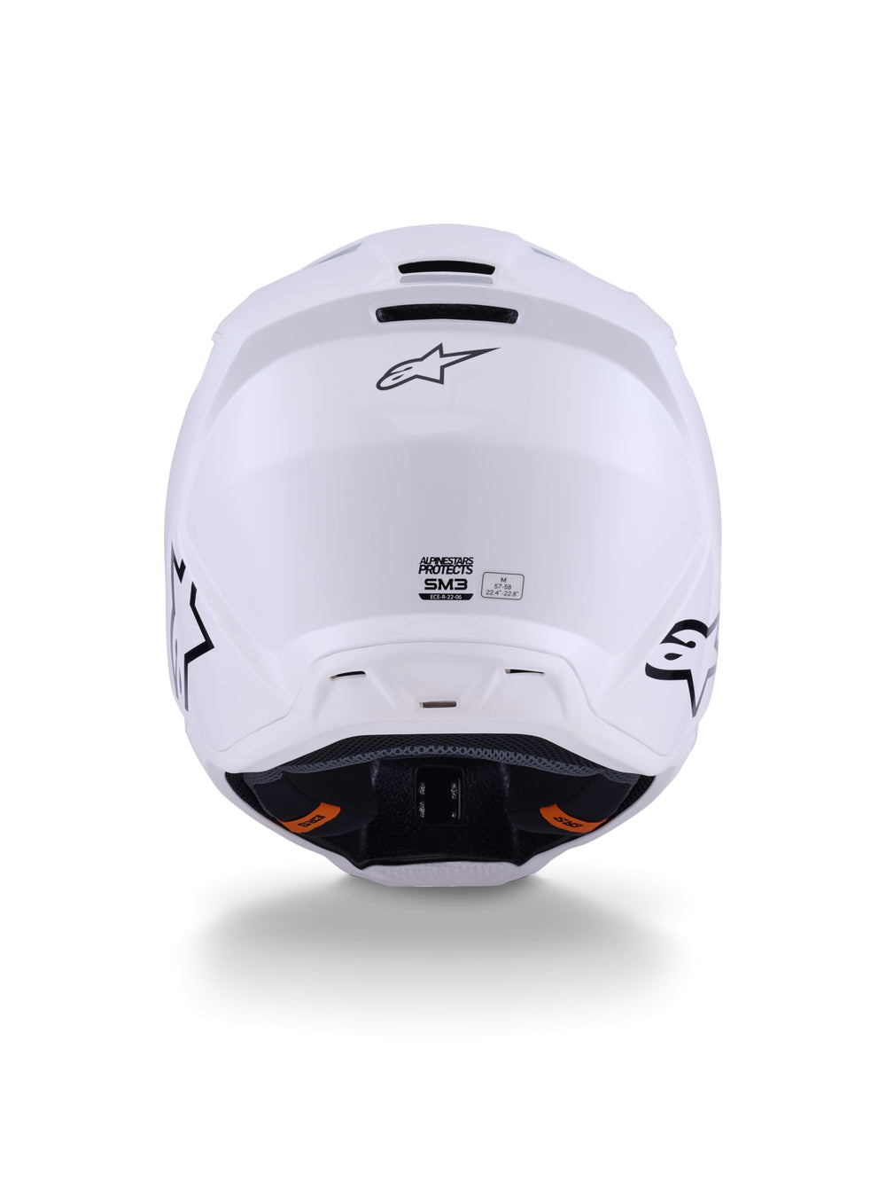 Alpinestars SM3 Solid Helmet interior padding, removable and washable