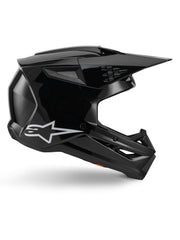 Alpinestars SM3 solid helmet shell close-up with impact-protective thermo-injected design