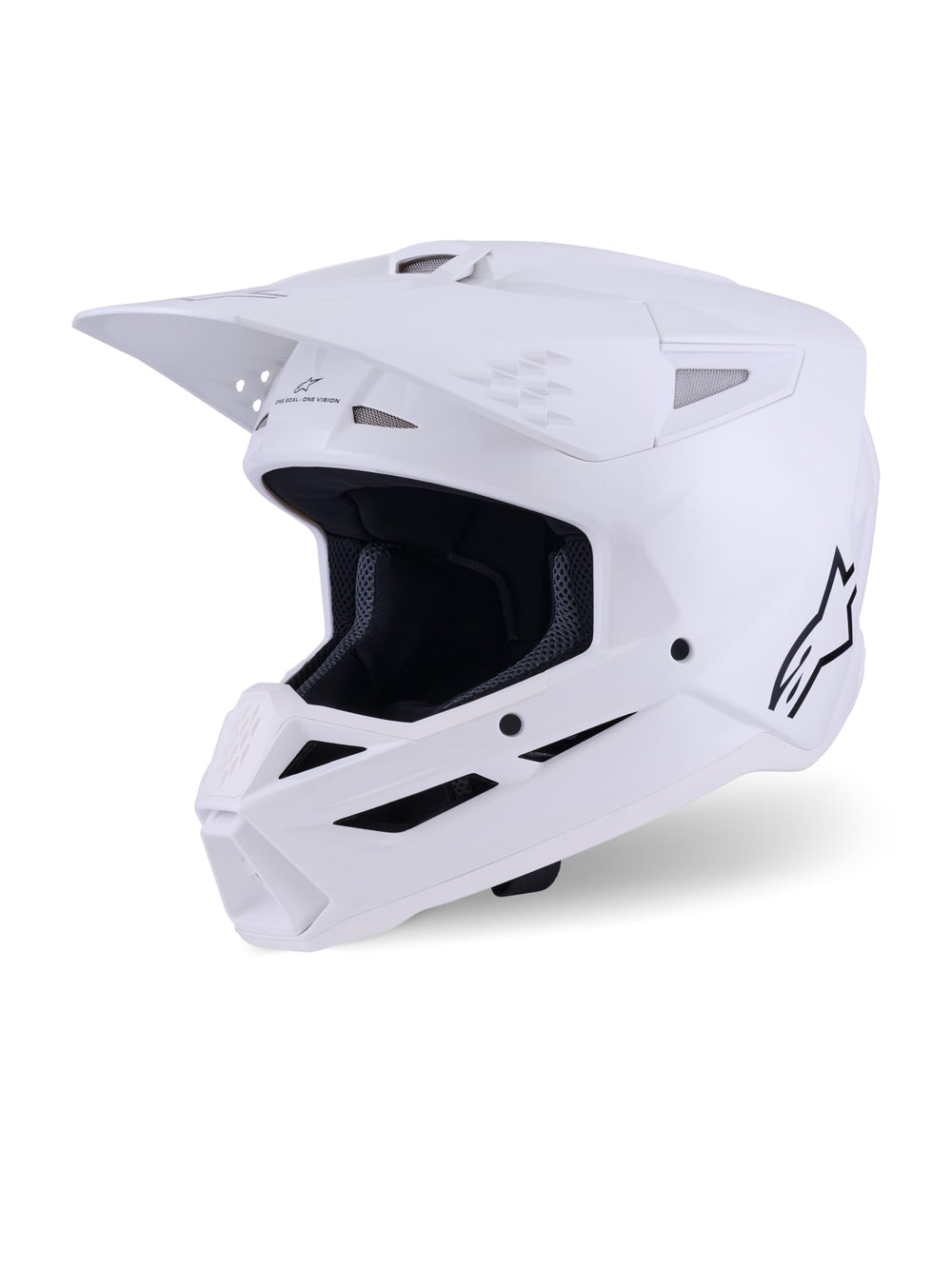 Alpinestars SM3 Solid Helmet side view showing streamlined silhouette for agility